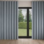 Laura Ashley Easton Pale Seaspray Wave Curtain
