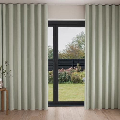 Laura Ashley Easton Sage Wave Curtain