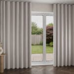 Laura Ashley Easton Silver Wave Curtain