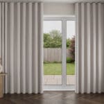 Laura Ashley Easton Silver Wave Curtain