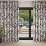 Laura Ashley Editas Garden Blackberry Purple Wave Curtain