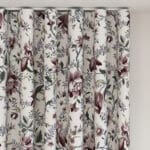 Laura Ashley Editas Garden Blackberry Purple Wave Curtain