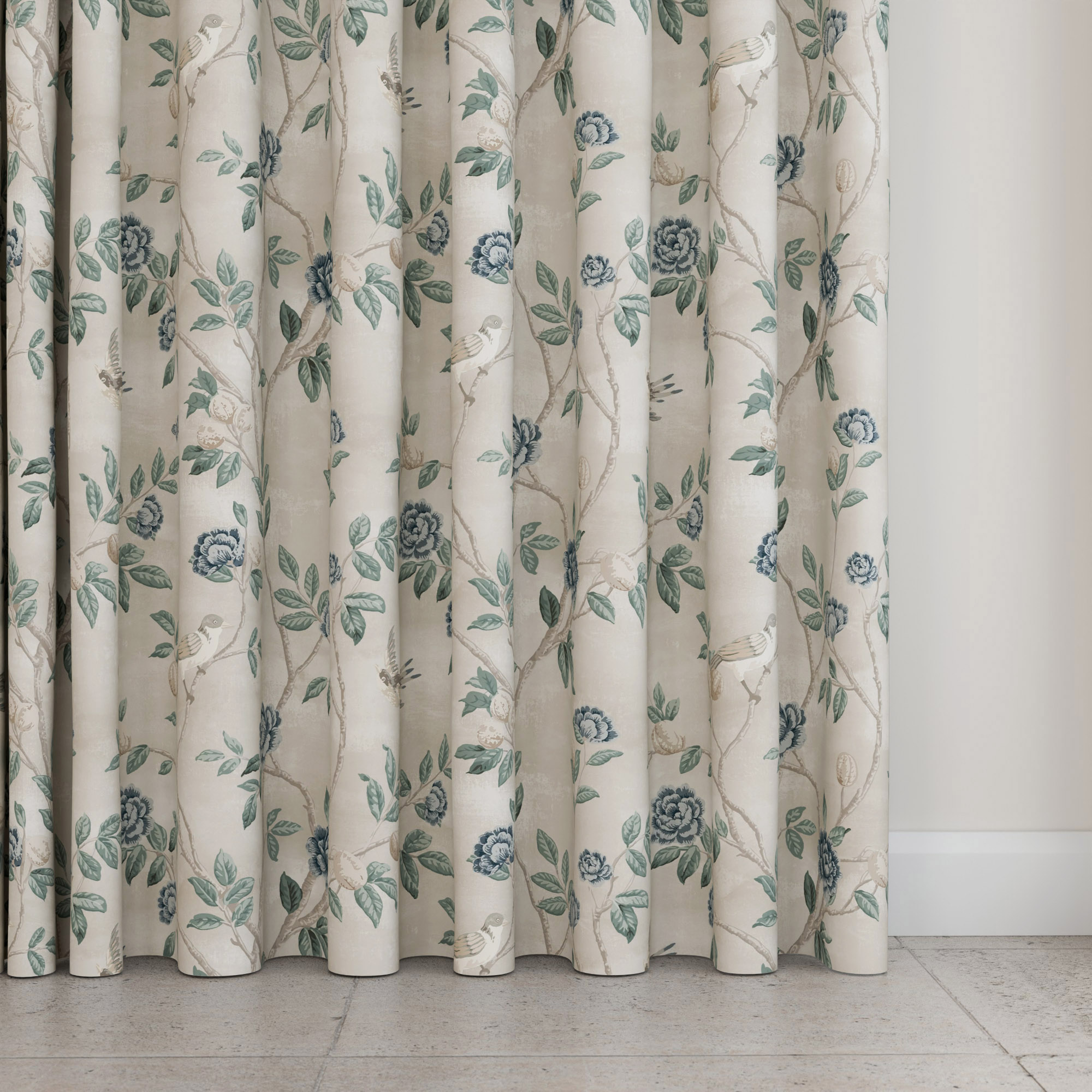 Laura Ashley Eglantine Seaspray Wave Curtain - Image 5