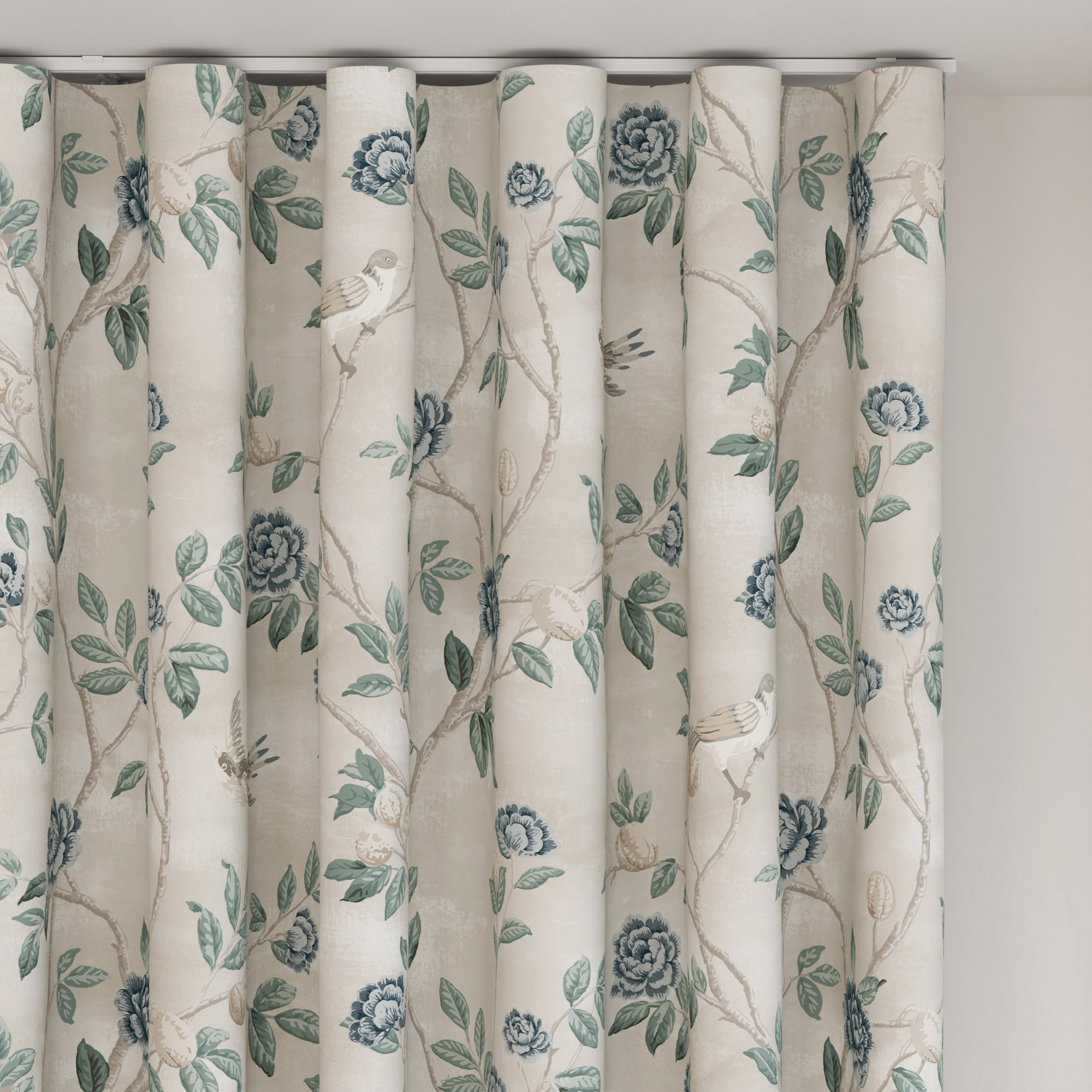 Laura Ashley Eglantine Seaspray Wave Curtain - Image 6