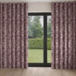 Laura Ashley Eglantine Silhouette Woven Mulberry Wave Curtain