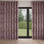 Laura Ashley Eglantine Silhouette Woven Mulberry Wave Curtain