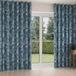 Laura Ashley Eglantine Silhouette Woven Seaspray Wave Curtain