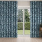 Laura Ashley Eglantine Silhouette Woven Seaspray Wave Curtain