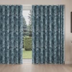 Laura Ashley Eglantine Silhouette Woven Seaspray Wave Curtain