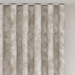 Laura Ashley Eglantine Silhouette Woven White Sands Wave Curtain