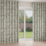 Laura Ashley Eglantine Smoke Green Wave Curtain