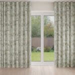 Laura Ashley Eglantine Smoke Green Wave Curtain