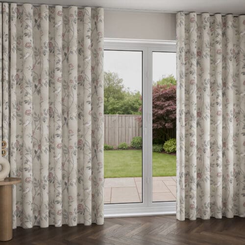 Laura Ashley Eglantine White Sands Wave Curtain