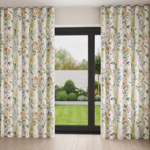 Laura Ashley Elston Garden Multi Wave Curtain