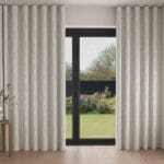 Laura Ashley Eva Silver Wave Curtain