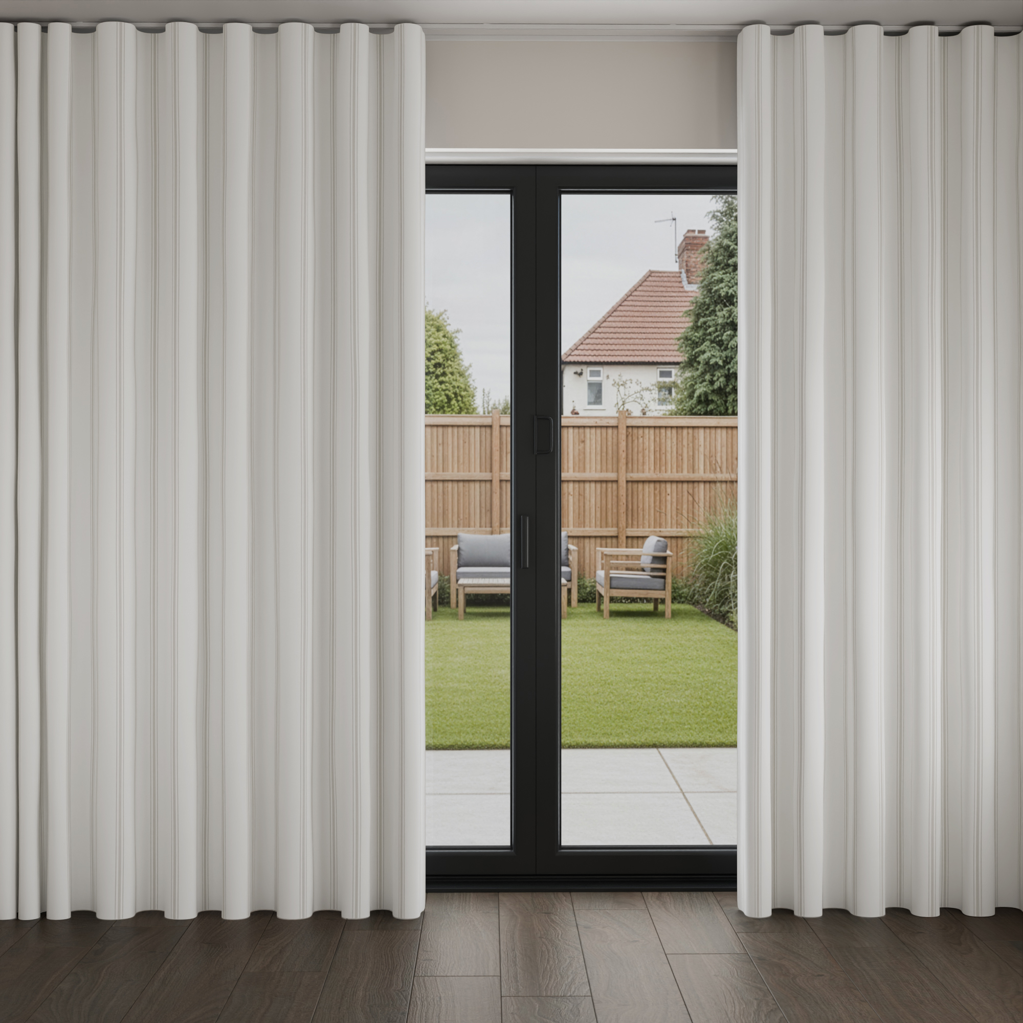 Laura Ashley Farnworth Natural Wave Curtain - Image 3