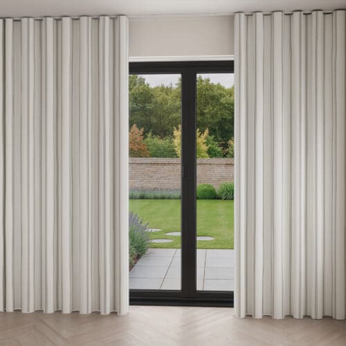 Laura Ashley Farnworth Steel Wave Curtain