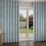 Laura Ashley Fennelton Pale Newport Blue Wave Curtain