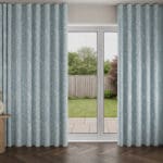 Laura Ashley Fennelton Pale Newport Blue Wave Curtain