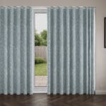 Laura Ashley Fennelton Pale Newport Blue Wave Curtain