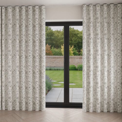 Laura Ashley Fennelton Natural Wave Curtain