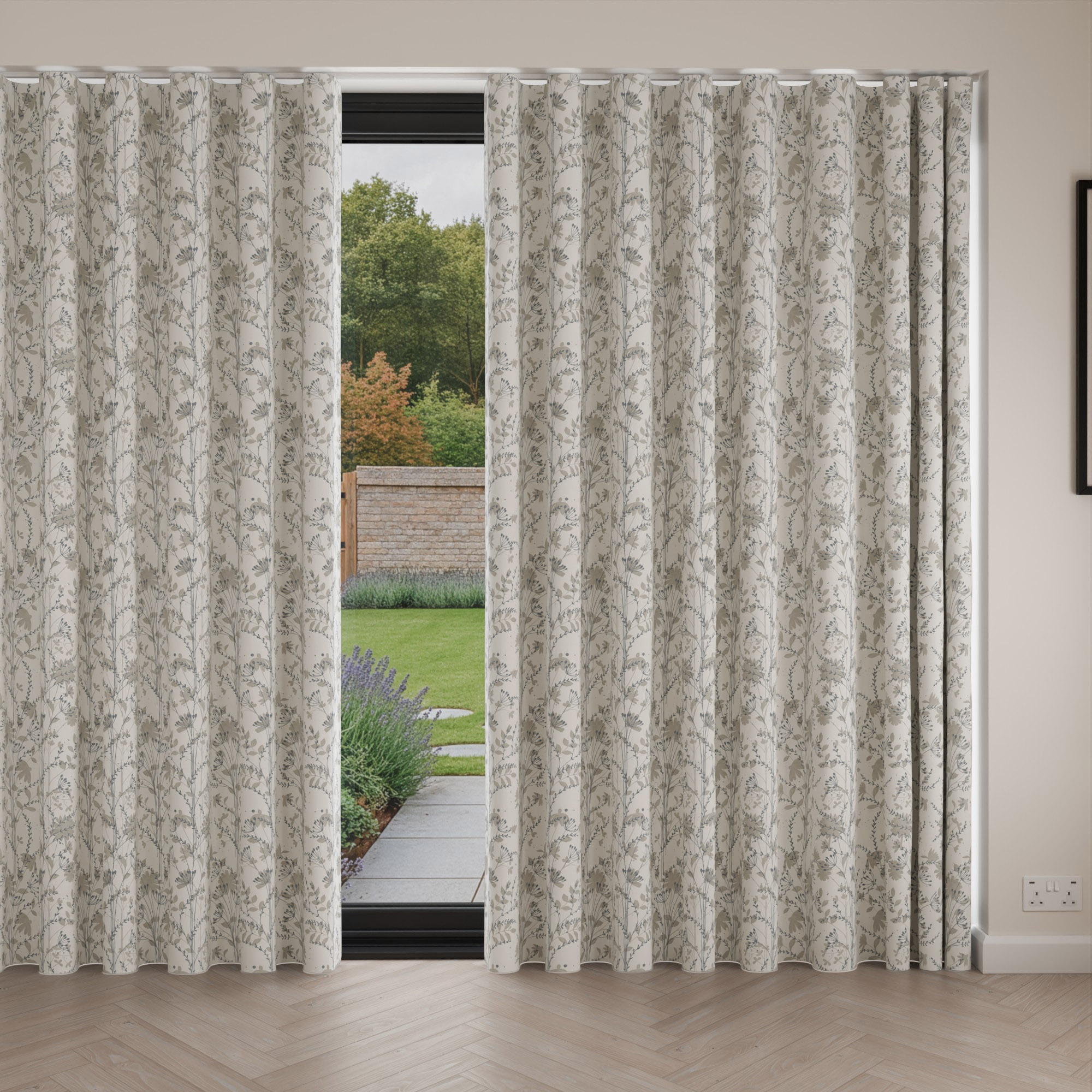 Laura Ashley Fennelton Natural Wave Curtain - Image 4