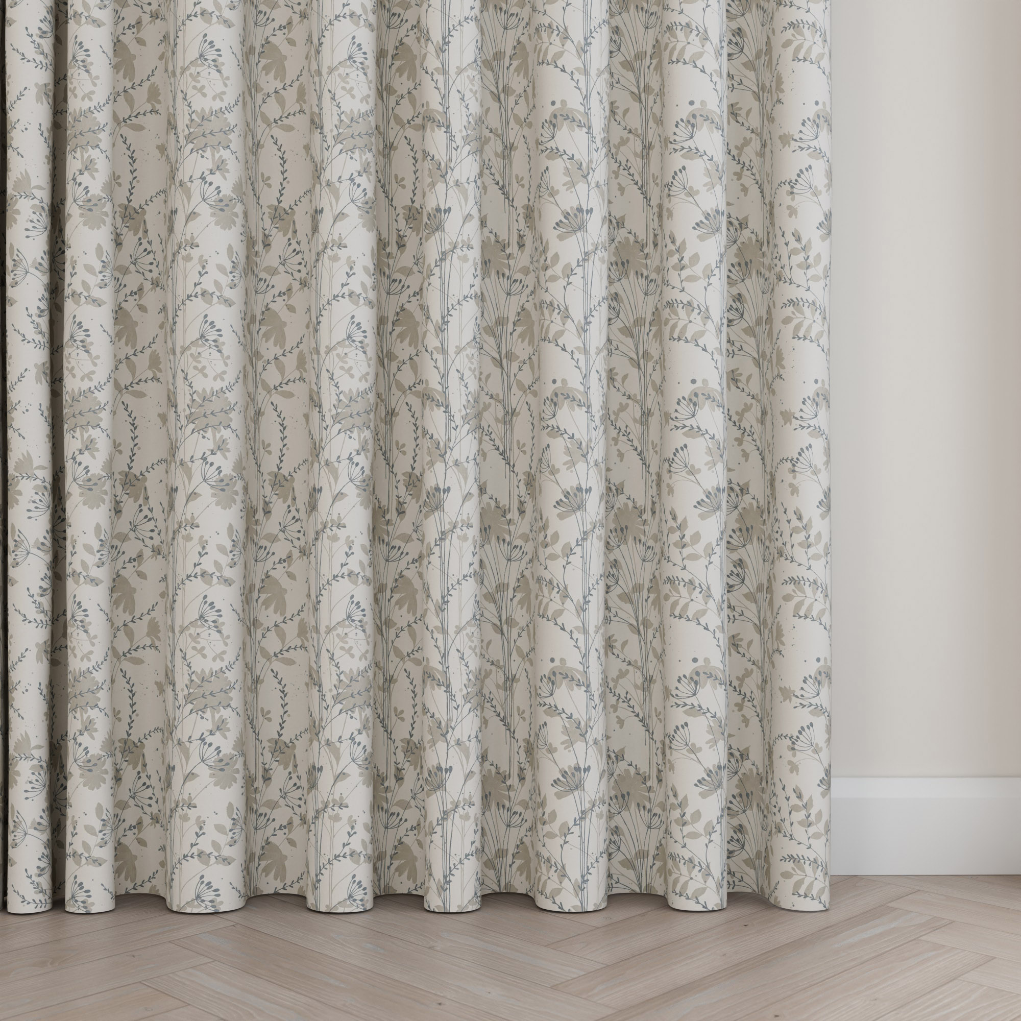 Laura Ashley Fennelton Natural Wave Curtain - Image 5