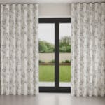 Laura Ashley Fleetham Haze Natural Wave Curtain
