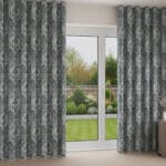 Laura Ashley Forden Slate Wave Curtain
