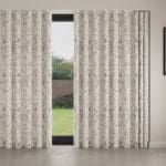 Laura Ashley Foscot Damask Crimson Red Wave Curtain