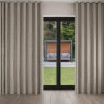 Laura Ashley Gingham Almond Wave Curtain