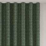 Laura Ashley Gingham Bottle Green Wave Curtain