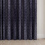 Laura Ashley Gingham French Navy Wave Curtain