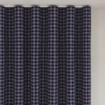 Laura Ashley Gingham French Navy Wave Curtain