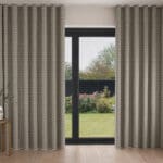 Laura Ashley Gingham Steel Wave Curtain