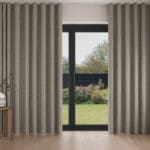 Laura Ashley Gingham Steel Wave Curtain