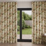 Laura Ashley Gosford Cranberry Wave Curtain