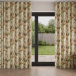 Laura Ashley Gosford Cranberry Wave Curtain