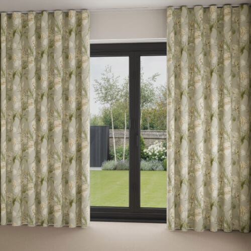 Laura Ashley Gosford Sage Wave Curtain