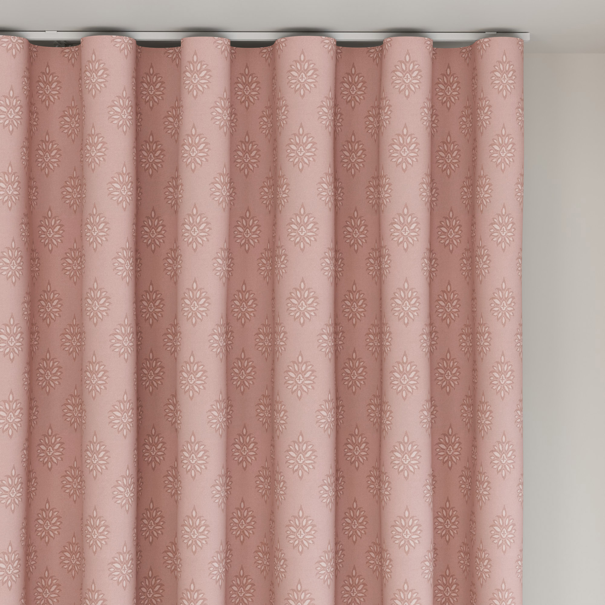 Laura Ashley Gower Blush Wave Curtain - Image 6