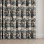 Laura Ashley Hartington Jade Green Wave Curtain