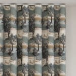 Laura Ashley Hartington Jade Green Wave Curtain