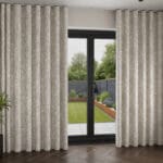 Laura Ashley Heledd Blooms Dove Grey Wave Curtain