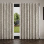 Laura Ashley Heledd Blooms Dove Grey Wave Curtain
