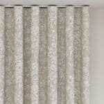 Laura Ashley Heledd Blooms Dove Grey Wave Curtain
