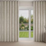 Laura Ashley Josette Dove Grey Wave Curtain