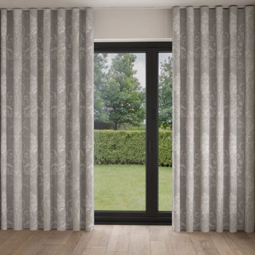 Laura Ashley Josette Steel Wave Curtain