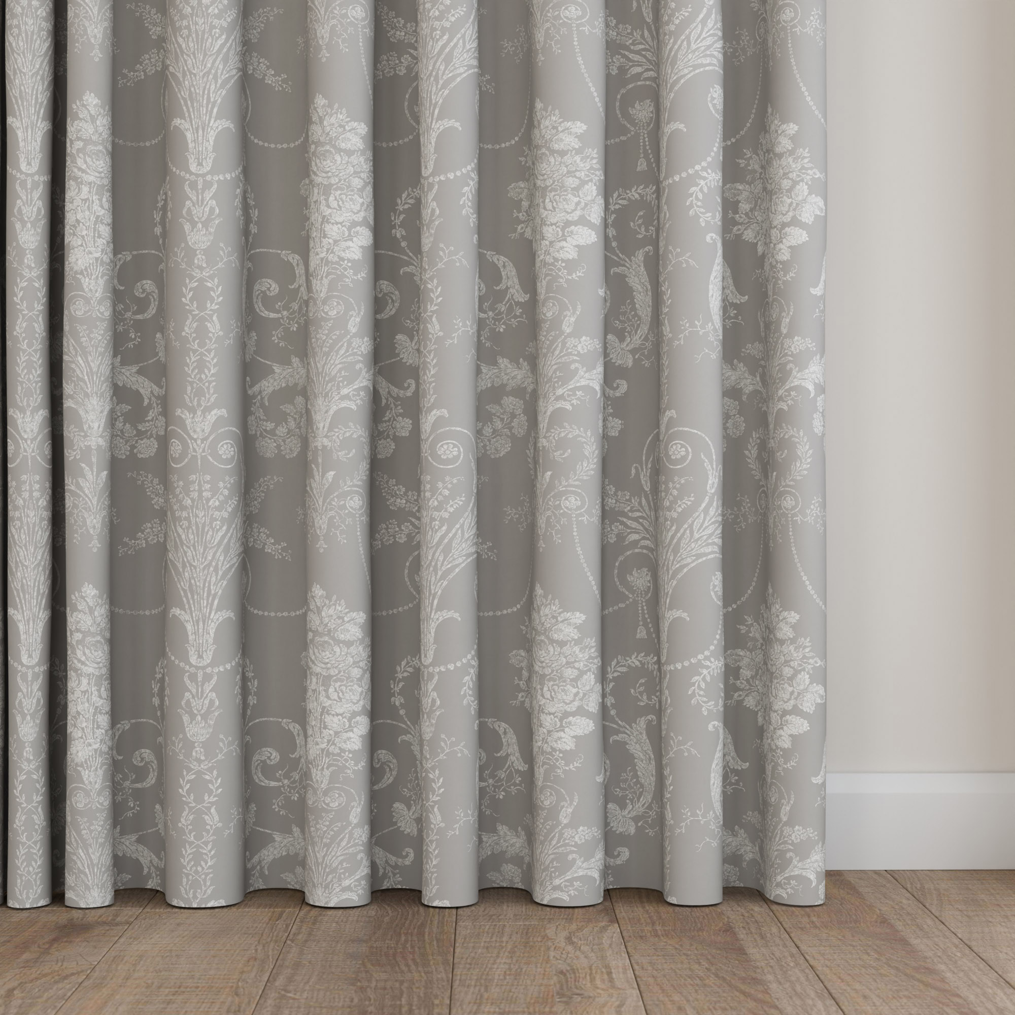 Laura Ashley Josette Steel Wave Curtain - Image 5