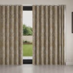 Laura Ashley Josette Woven Gold Wave Curtain