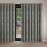 Laura Ashley Josette Woven Grey Green Wave Curtain